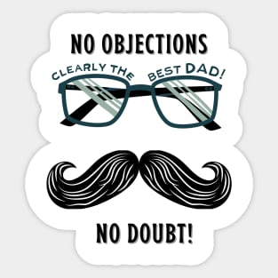 no objections no doubt! Sticker